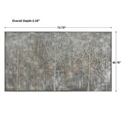 Uttermost Parkview Contemporary Hand Painted Canvas