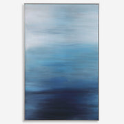 Uttermost Moonlit Sea Hand Painted Canvas