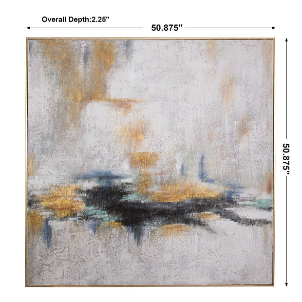 Uttermost Eclipse Modern Hand Painted Canvas