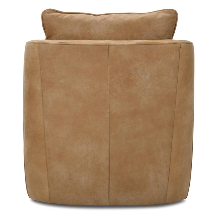 Rowe Rothko Leather Swivel Chair Custom | USA Made Modern Bold ...