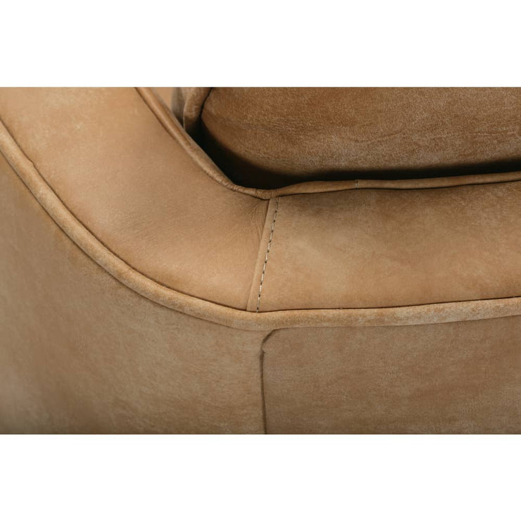Rowe Rothko Leather Swivel Chair Custom | USA Made Modern Bold ...