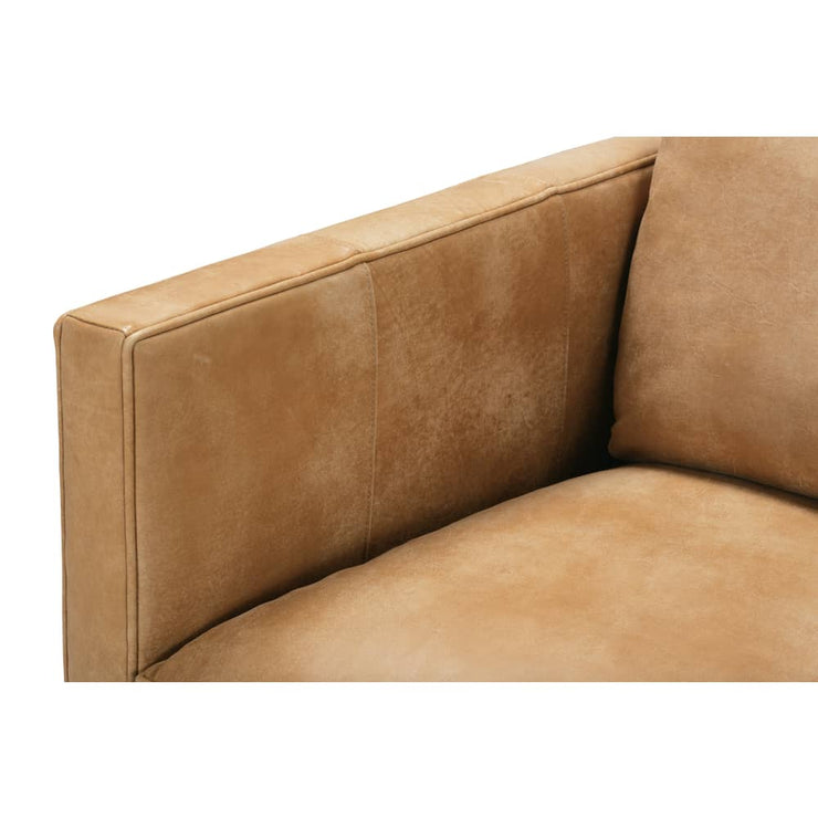 Rowe Rothko Leather Swivel Chair Custom | USA Made Modern Bold ...