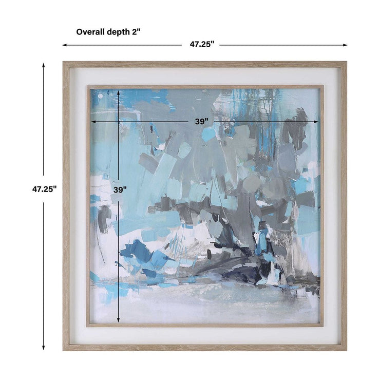 Uttermost Misty Moonlight Abstract Framed Print