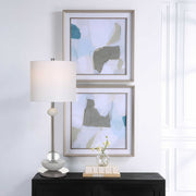 Uttermost Mist Shapes Set of 2 Framed Prints