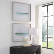 Uttermost Green Ribbon Coast Set of 2 Framed Prints