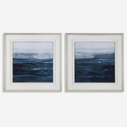 Uttermost Rising Blue Set of 2 Framed Prints