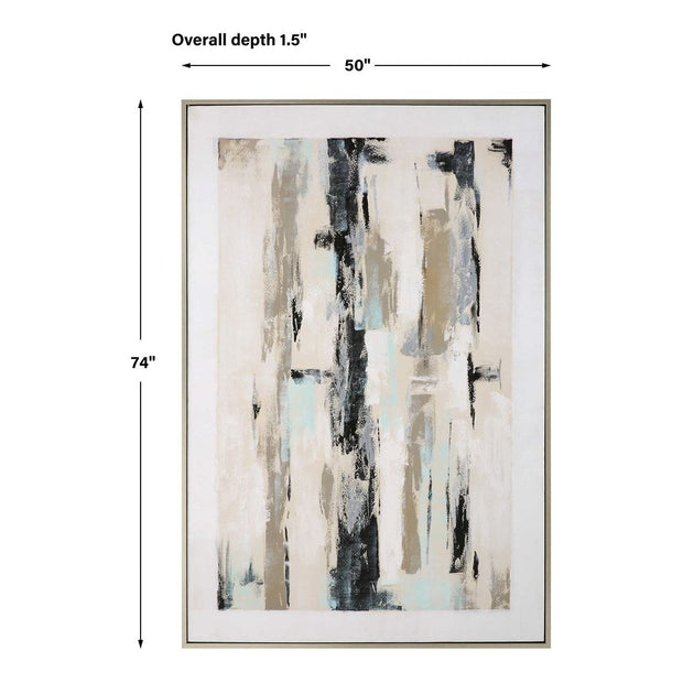 Uttermost Placidity Abstract Hand Painted Canvas