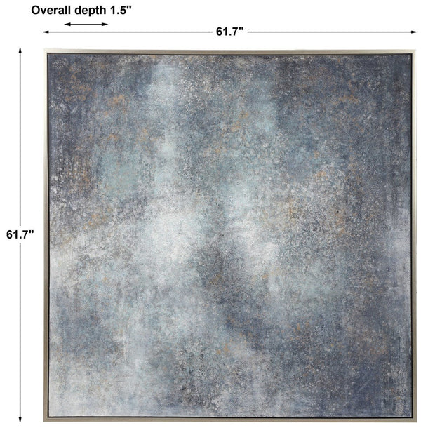 Uttermost Evening Sky Modern Abstract Hand Painted Canvas