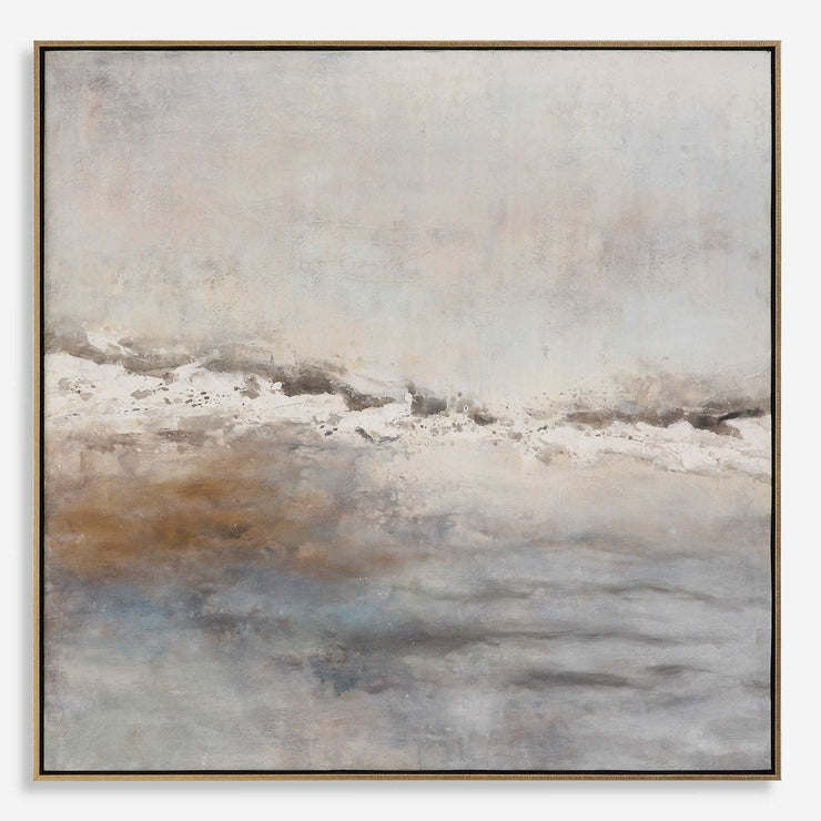 Uttermost Storm Clouds Abstract Hand Painted Canvas