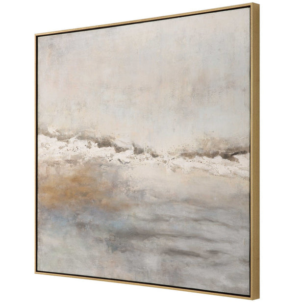 Uttermost Storm Clouds Abstract Hand Painted Canvas