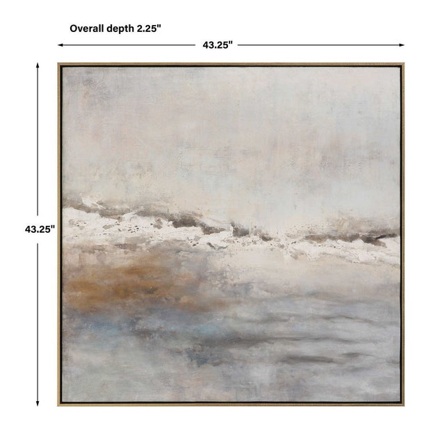 Uttermost Storm Clouds Abstract Hand Painted Canvas