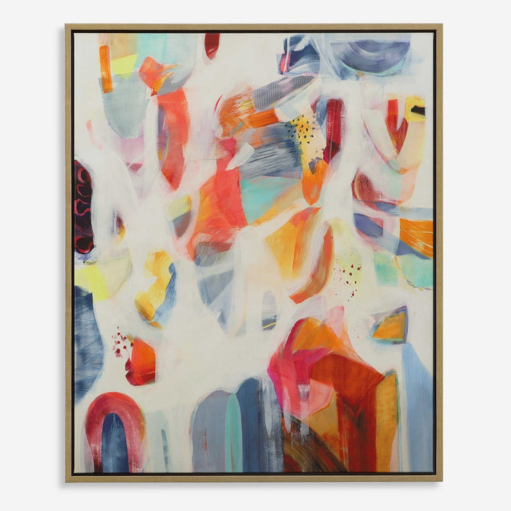 Uttermost Reawaken Abstract Framed Canvas