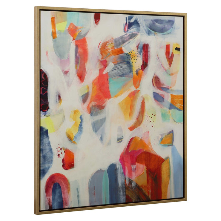 Uttermost Reawaken Abstract Framed Canvas