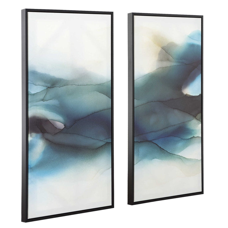 Uttermost September Desert Set of 2 Modern Framed Canvases,