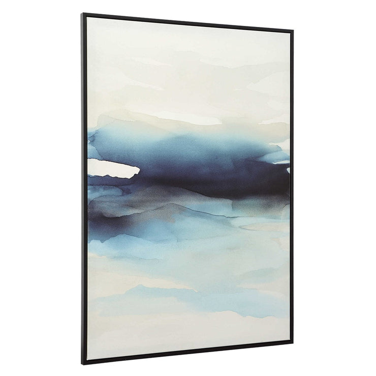 Uttermost Waves Crashing Framed Canvas