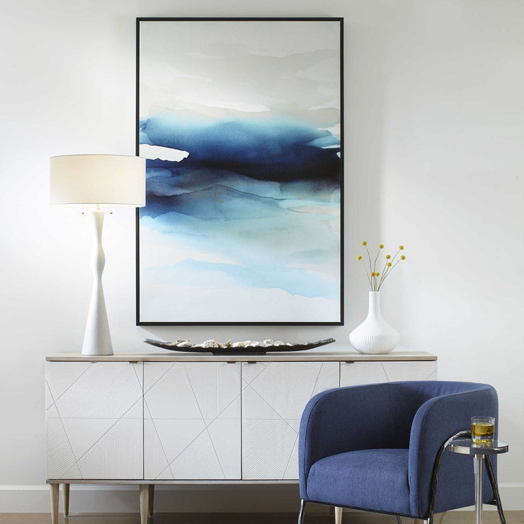 Uttermost Waves Crashing Framed Canvas