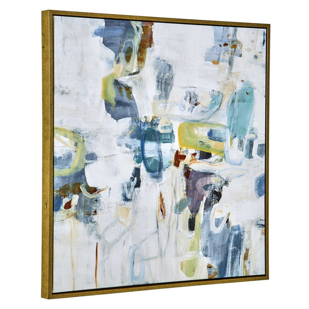 Uttermost Rolling Onward Abstract Framed Canvas