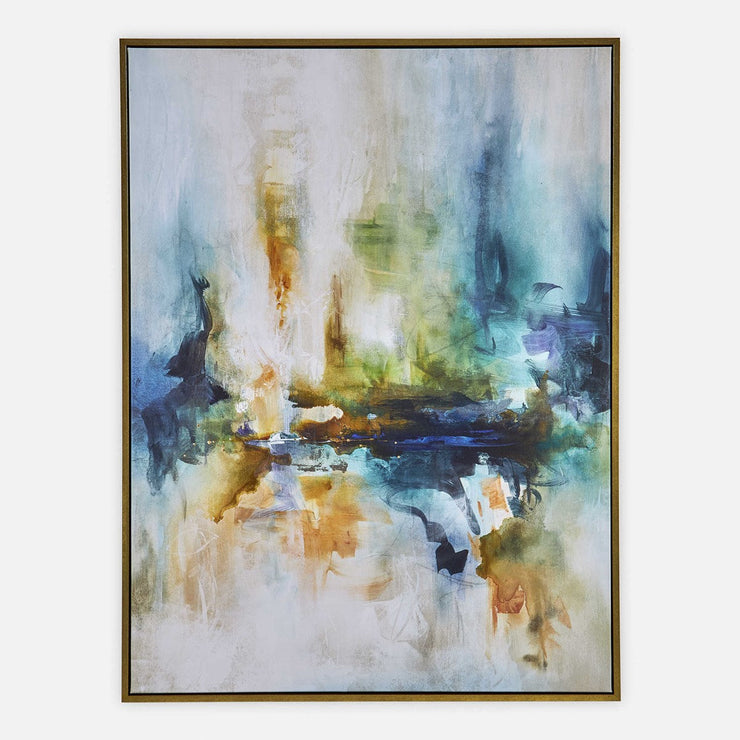 Uttermost Excursion Vibrant Modern Framed Canvas