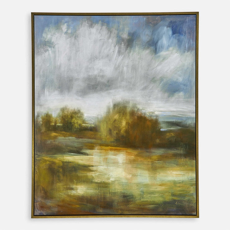 Uttermost John's Field Landscape Framed Canvas