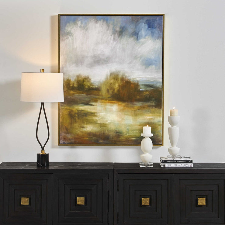 Uttermost John's Field Landscape Framed Canvas