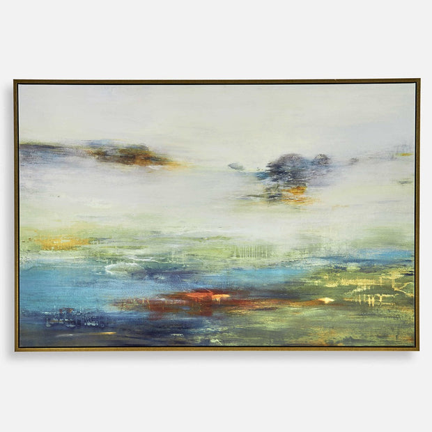 Uttermost Textured Land Abstract Framed Canvas