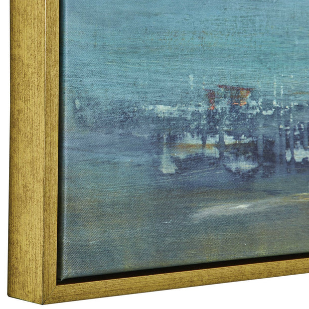 Uttermost Textured Land Abstract Framed Canvas