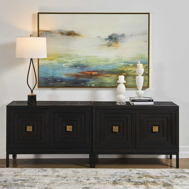 Uttermost Textured Land Abstract Framed Canvas