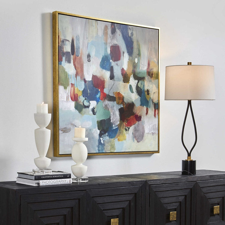 Uttermost As We Say Modern Abstract Framed Canvas