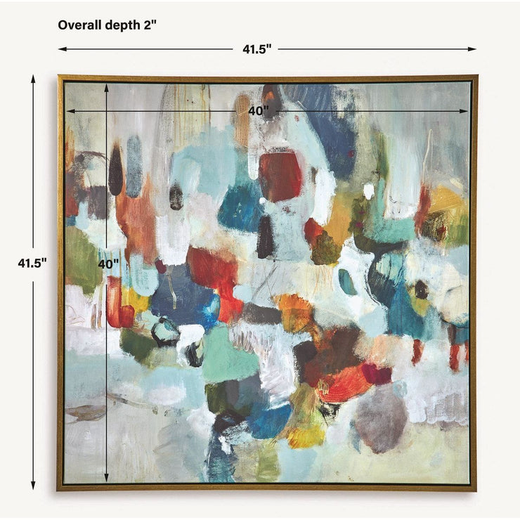 Uttermost As We Say Modern Abstract Framed Canvas