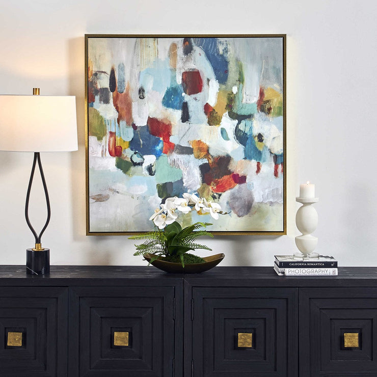 Uttermost As We Say Modern Abstract Framed Canvas