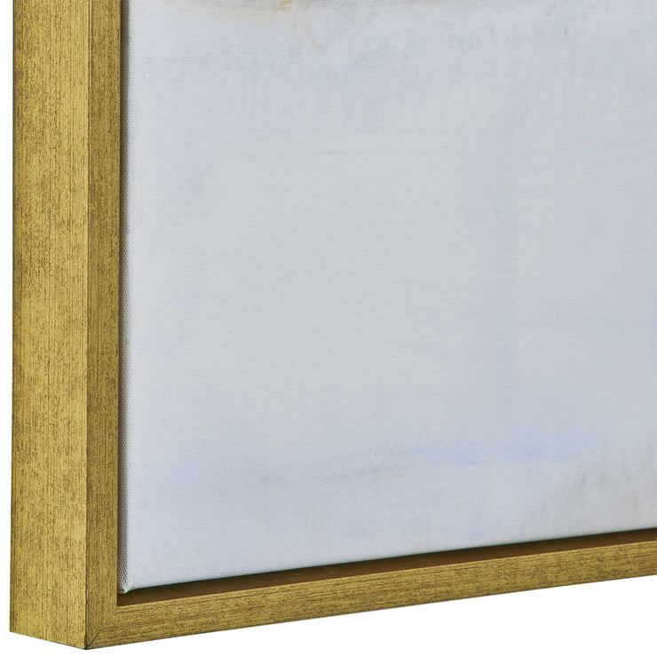 Uttermost In The Beginning Abstract Framed Canvas