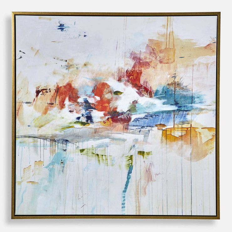 Uttermost Dream State Abstract Framed Canvas