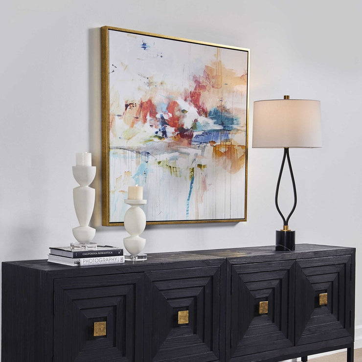 Uttermost Dream State Abstract Framed Canvas