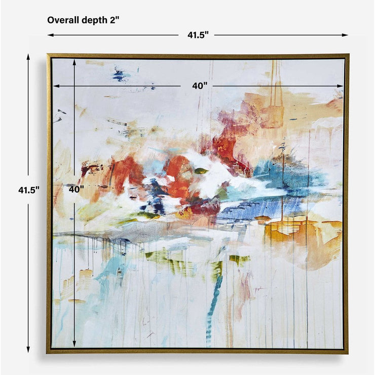 Uttermost Dream State Abstract Framed Canvas