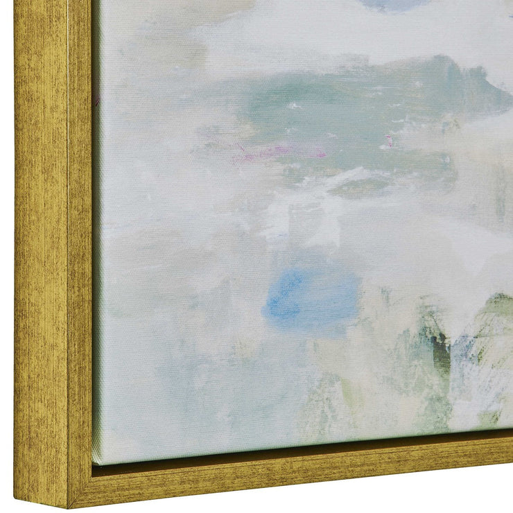 Uttermost Abstract Reflections Green and Blue Framed Canvas