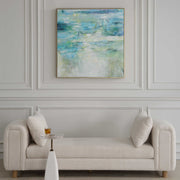 Uttermost Blissful Blue and Green Hand Painted Canvas