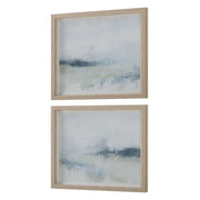 Uttermost Breezy Vista Landscape Watercolor Set of 2 Framed Prints