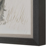 Uttermost Loyal Companion Dog Sketches Set of 9 Framed Prints