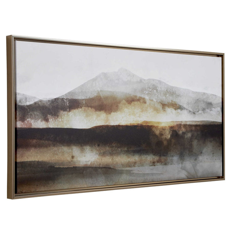 Uttermost Splash Of Land Earthy Tones Framed Canvas