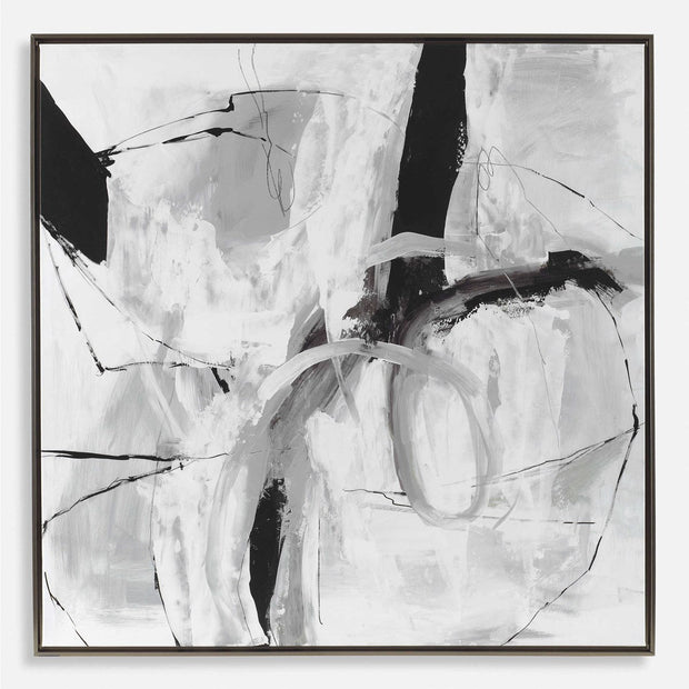 Uttermost Looping Eternity Modern Abstract Framed Canvas