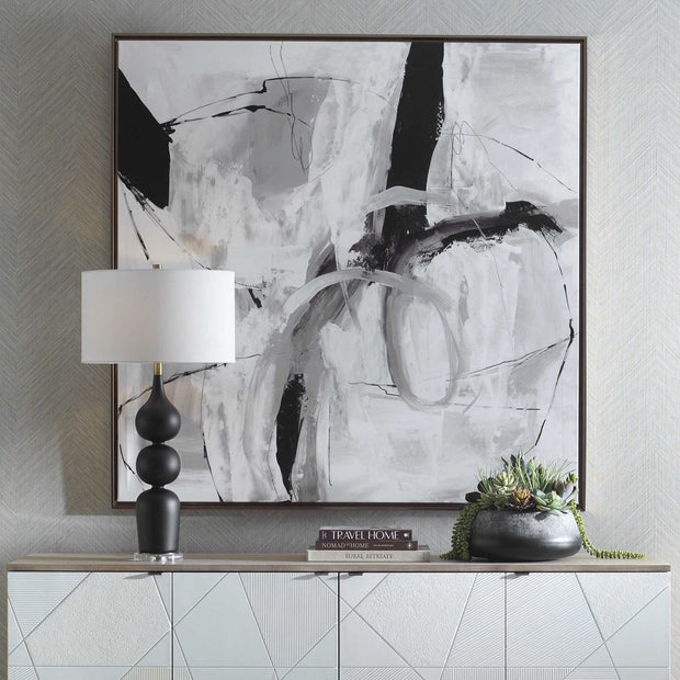 Uttermost Looping Eternity Modern Abstract Framed Canvas