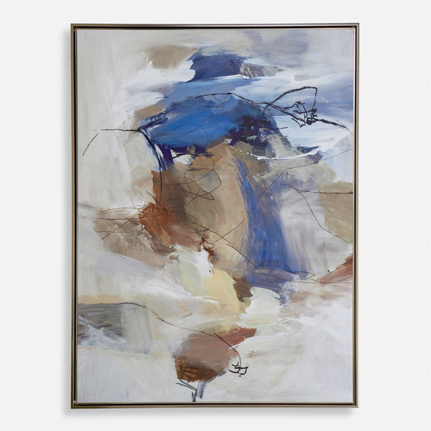 Uttermost Subtle Nuances Abstract Framed Canvas