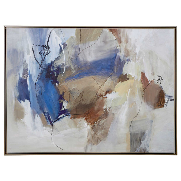 Uttermost Subtle Nuances Abstract Framed Canvas