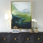 Uttermost Serene Green Framed Canvas