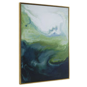 Uttermost Serene Green Framed Canvas