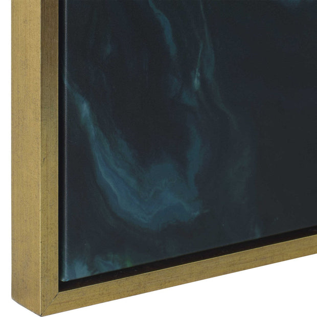 Uttermost Serene Green Framed Canvas