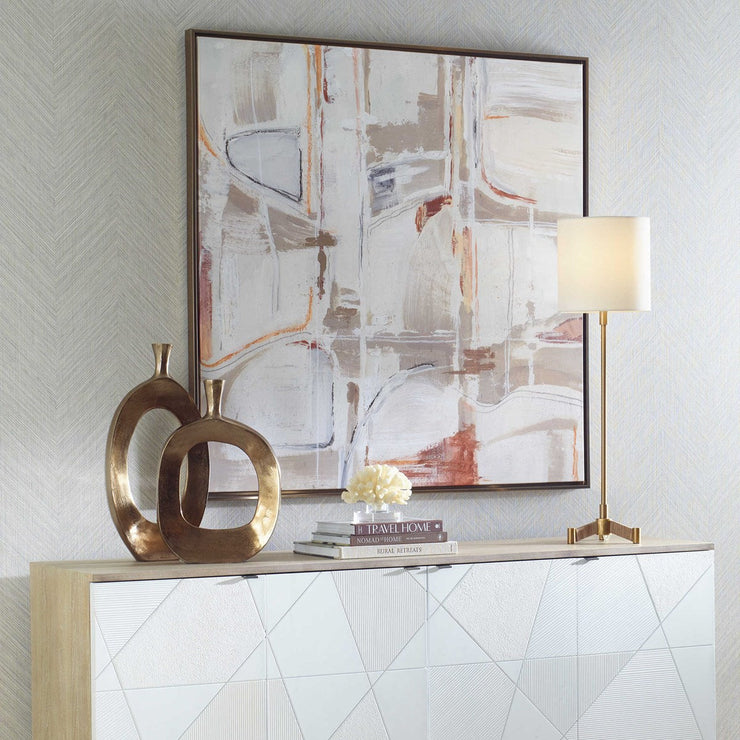 Uttermost Neutral Nirvana Framed Canvas