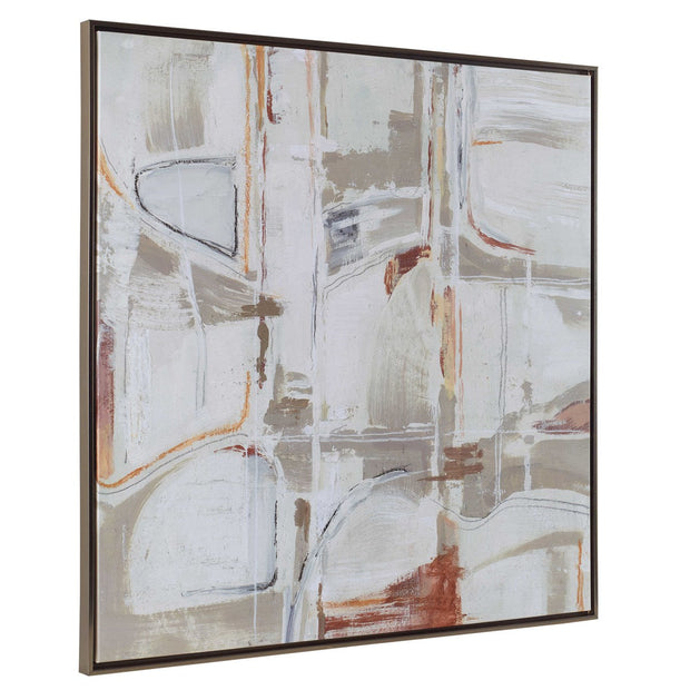 Uttermost Neutral Nirvana Framed Canvas
