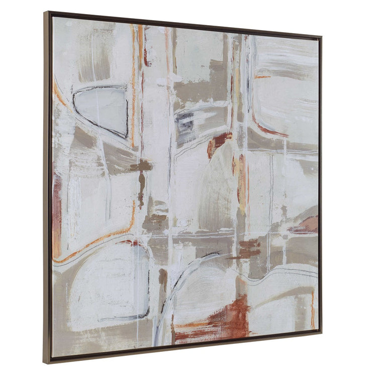 Uttermost Neutral Nirvana Framed Canvas