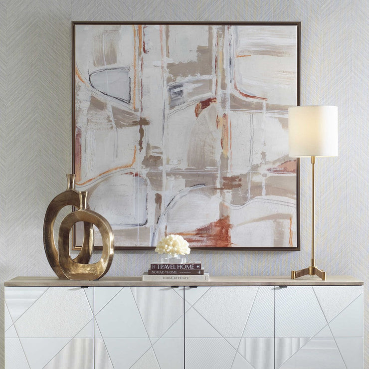 Uttermost Neutral Nirvana Framed Canvas